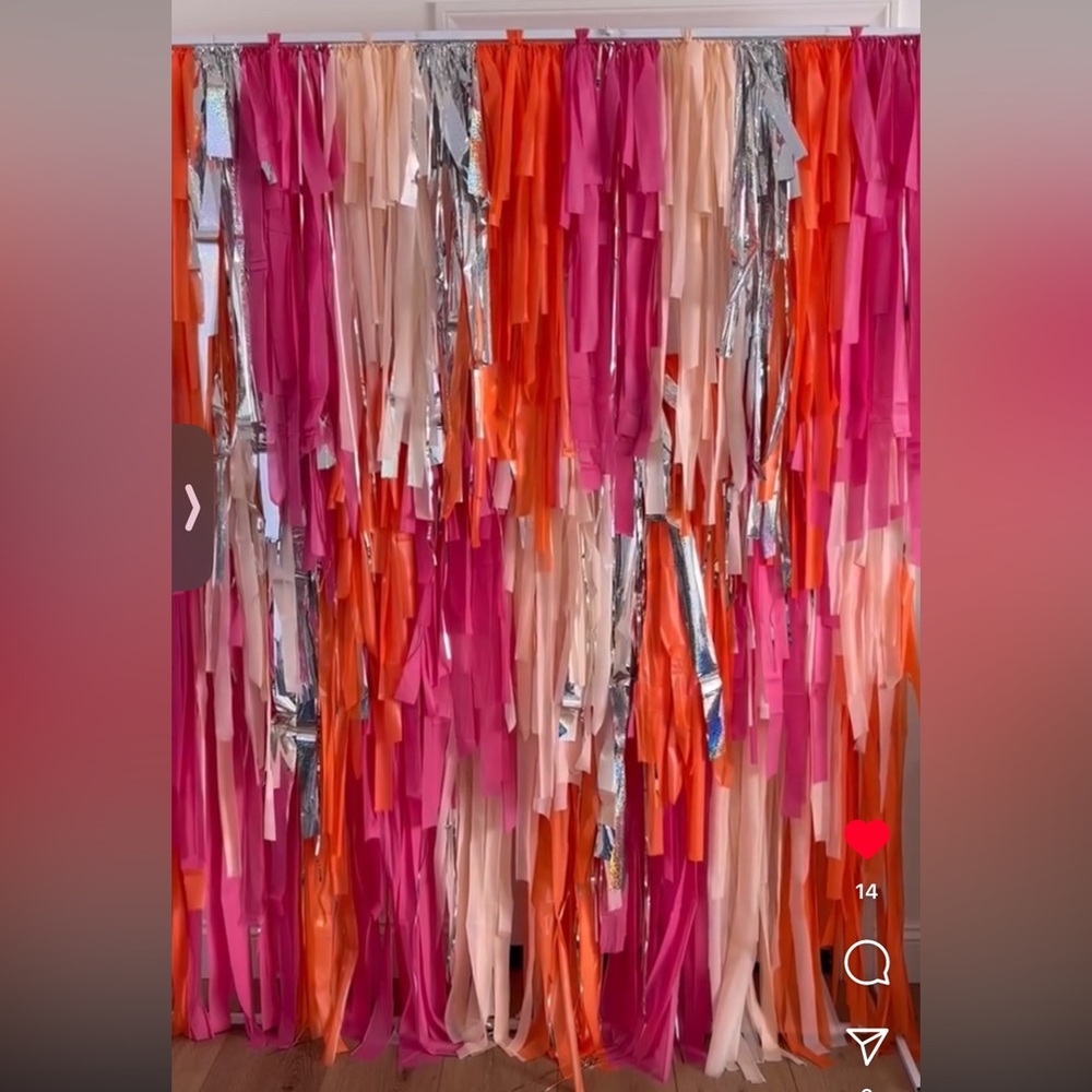 Fringe backdrop
